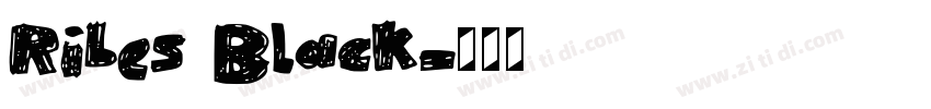 Ribes Black字体转换 Ribes Black字体转换